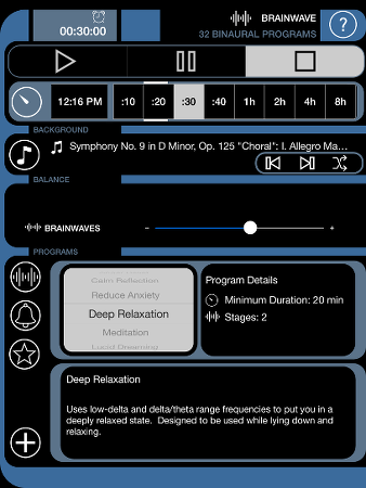 Brainwave entrainment programs